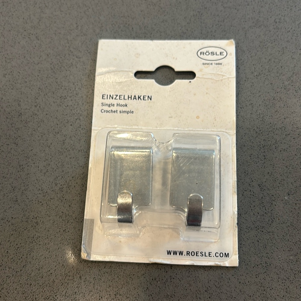 Rosle kitchen rack hooks.